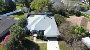 Light colored shingle roof on a Northeast Florida home